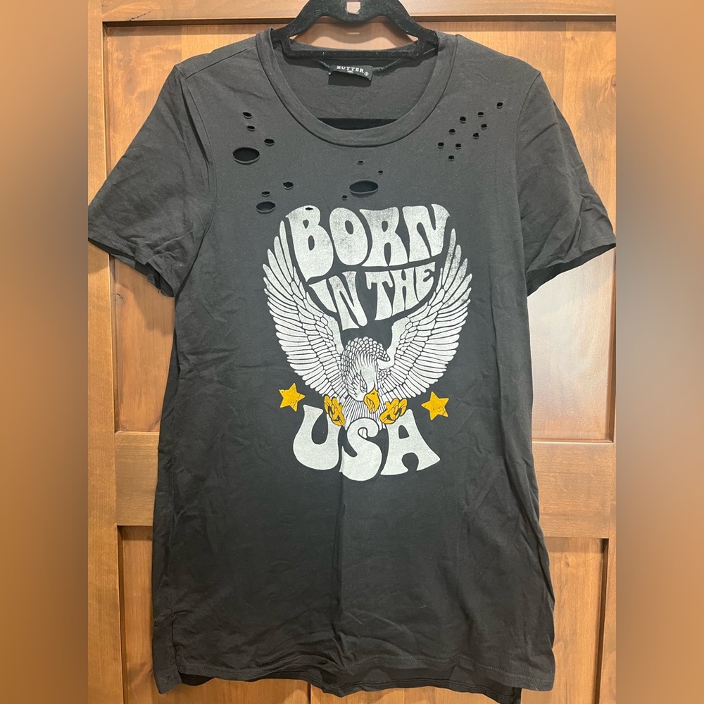 Boutique Top “Born in the USA” Size Small